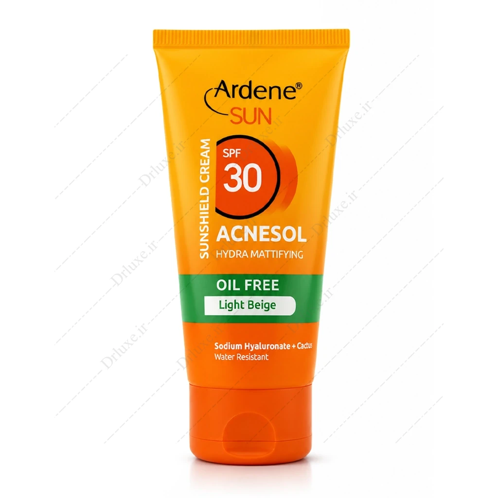 کرم ضد آفتاب SPF30 آکنه سول آردن بژ روشن